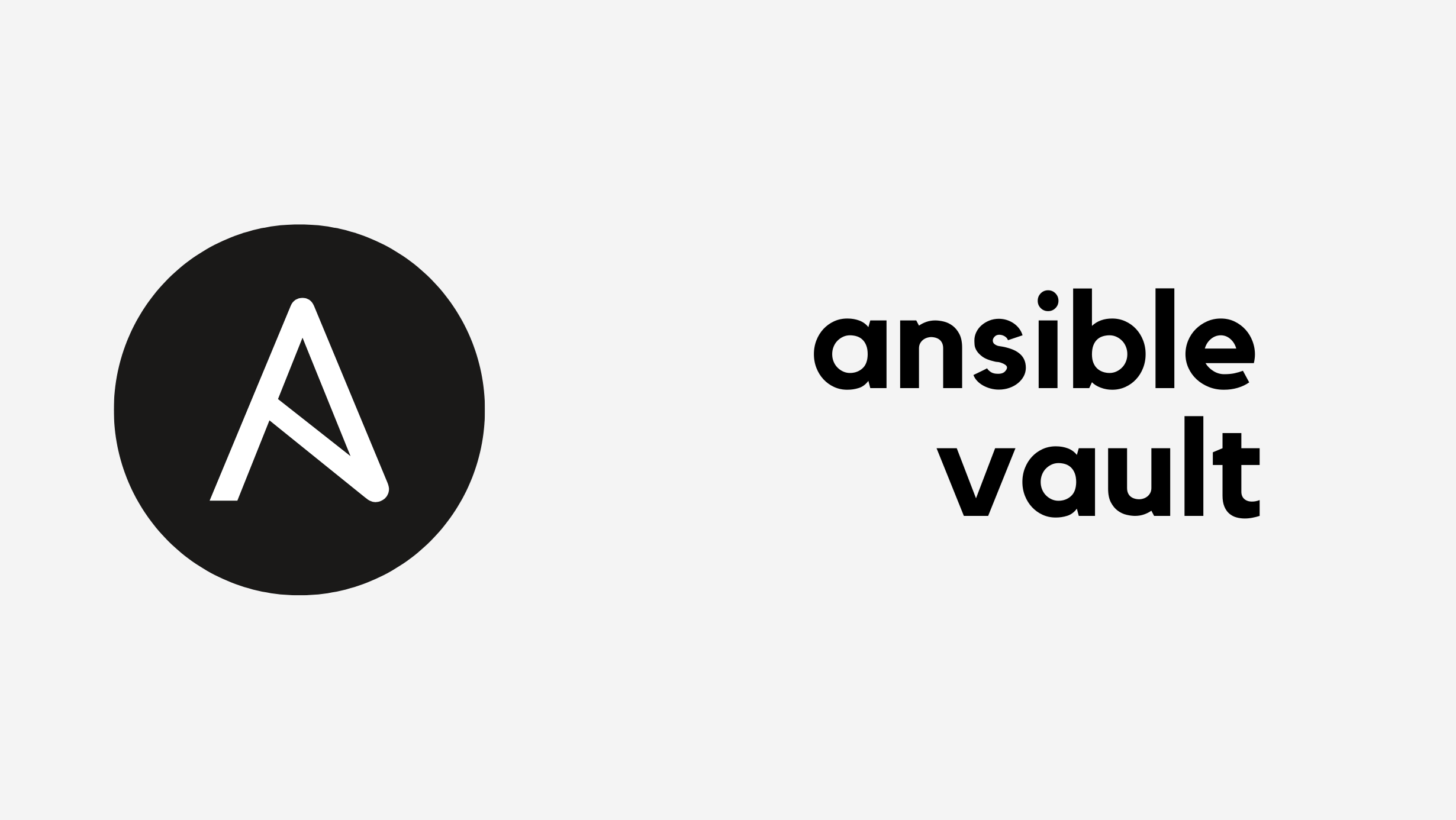 Ansible Vault