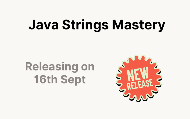 #java-strings course cover