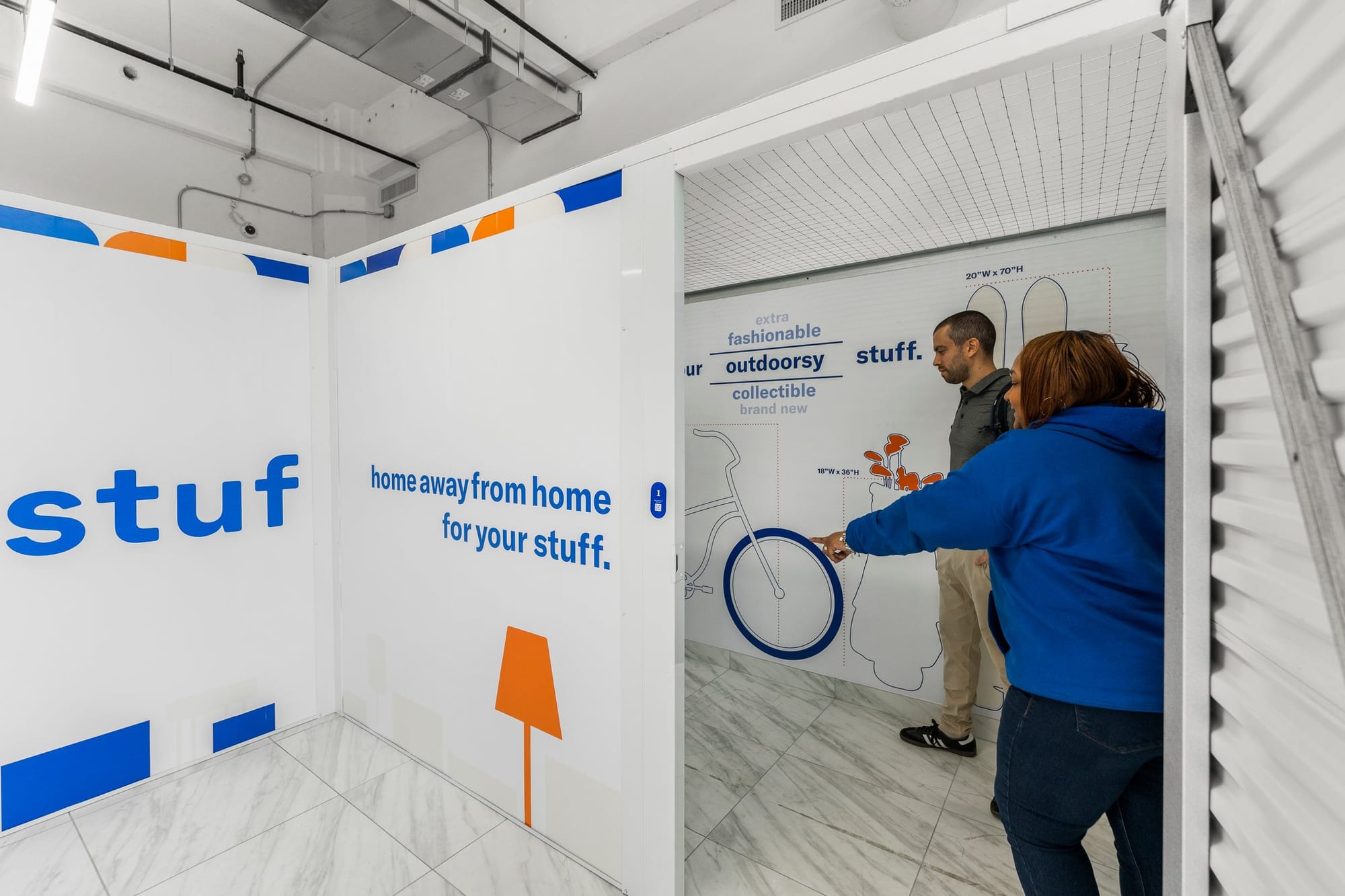 Stuf Storage's new retail and storage space at 485 Clermont Ave in Brooklyn, New York.