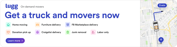 Get a truck and movers now | Lugg On-Demand Movers