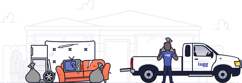 lugg mover loading junk into truck