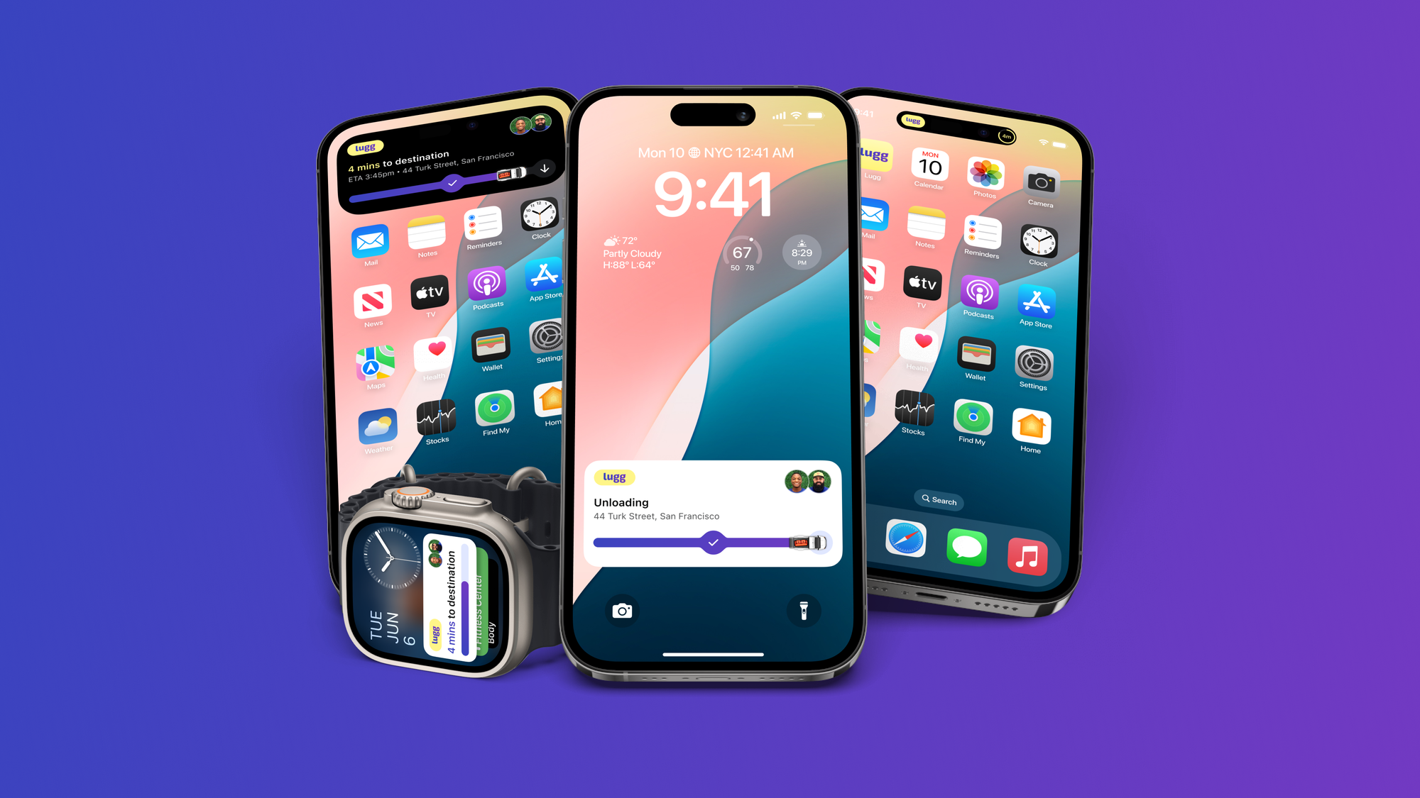  Live Activities from Lugg, now on your Lock Screen, Dynamic Island, and Apple Watch