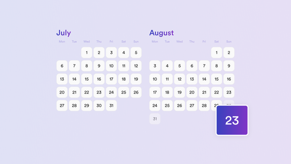 Now you can book your move up to 60 days ahead