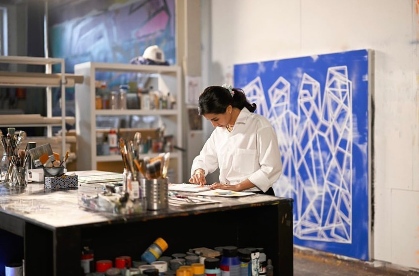 An Artist in Dialogue: Nujood Alotaibi