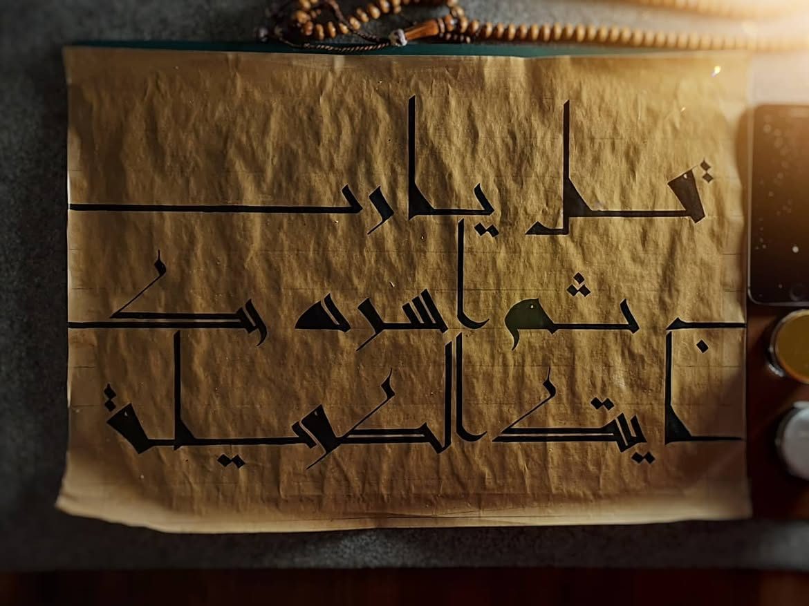 Architecture Meets Calligraphy in Yousef Yahya’s Work