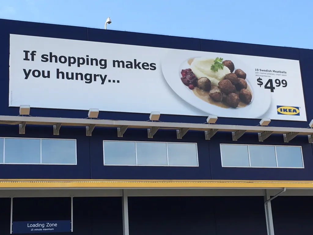 As almôndegas da IKEA