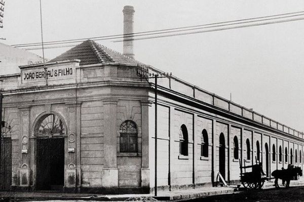 A fábrica de pregos João Gerdau e Filho, no bairro Floresta, em Porto Alegre