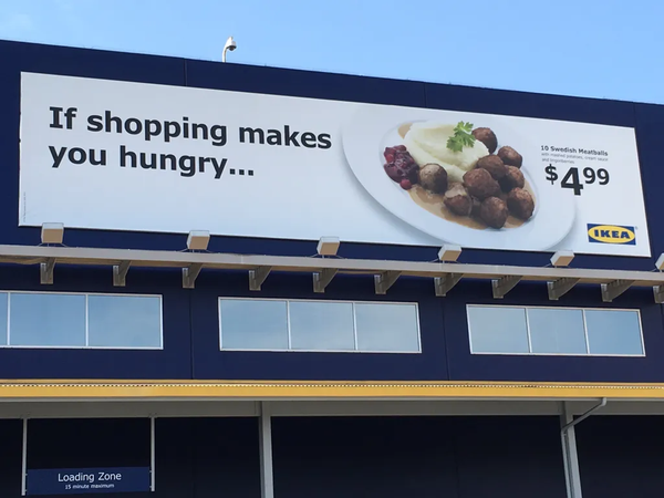As almôndegas da IKEA
