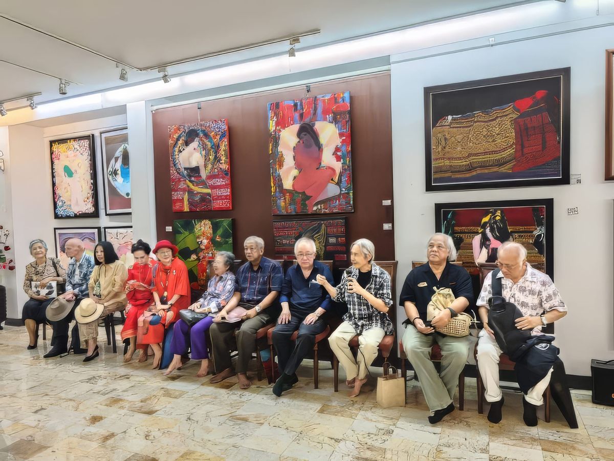 Of art, an 85th birthday and Chiangmai