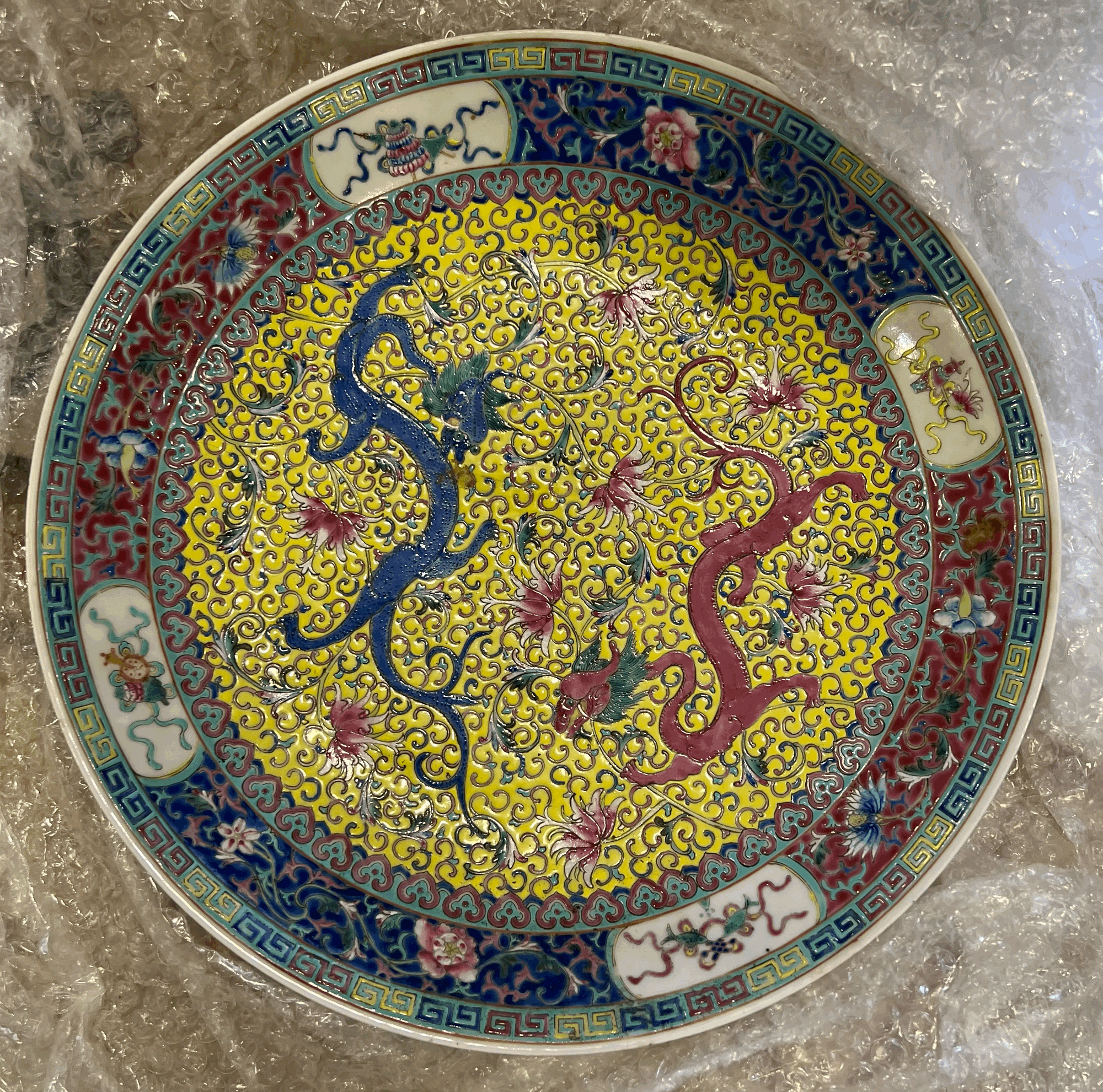 Plates of faith & fortune