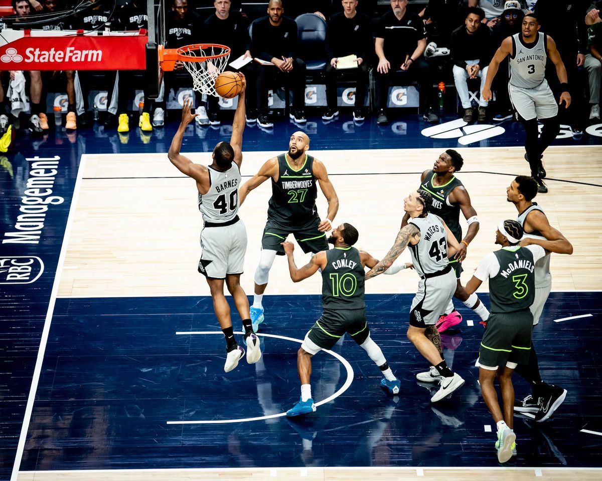 Spurs Let Lead Slip Away in Road Loss to Timberwolves