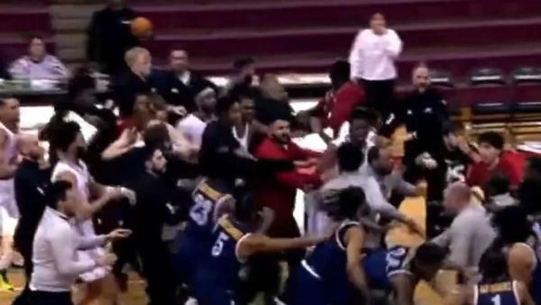 Brawl Breaks Out After College Basketball Game In Texas
