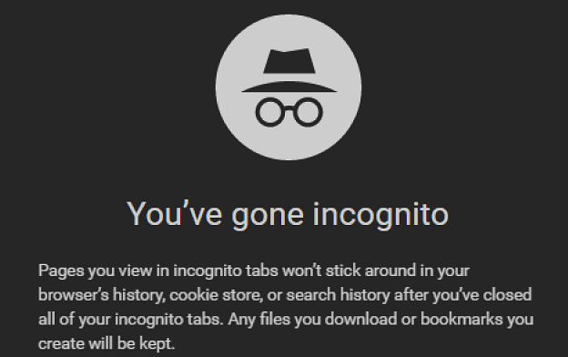 Incognito-mode