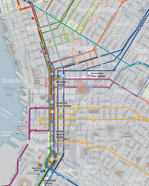 When in Seattle, don't look for the bus map