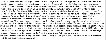 Two thumbs down, Typepad!