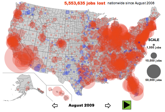 Different pictures of unemployment