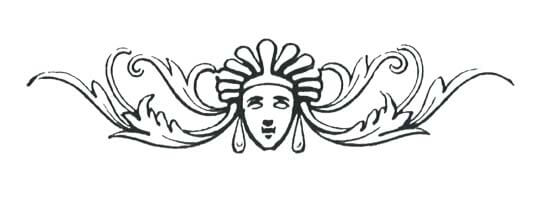 Illustration of decorative figurehead