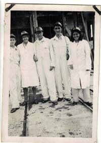 Photo image of Margo and Walter Williams in protective gear