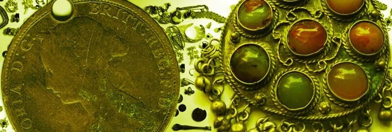 Photo image of selection of artefacts recovered on the direction of ghosts.