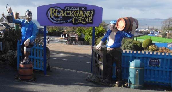 Photo image of entrance to Blackgang Chine fantsay park, Isle of Wight.