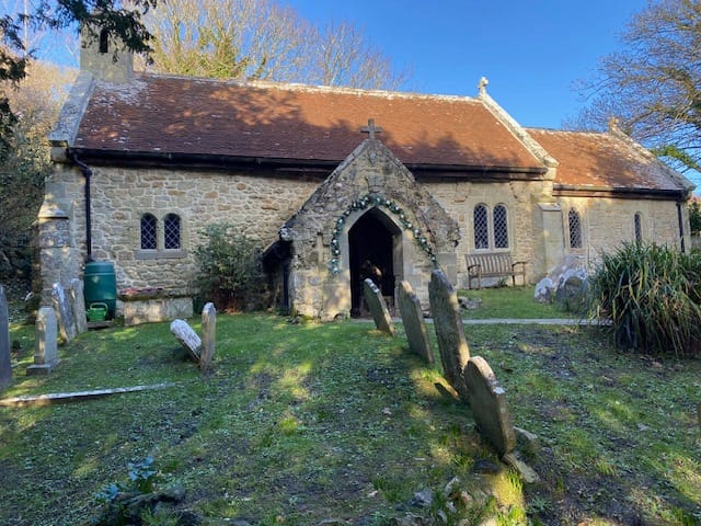 Photo image of Bonchurch old church, Bonchurch Isle of Wight