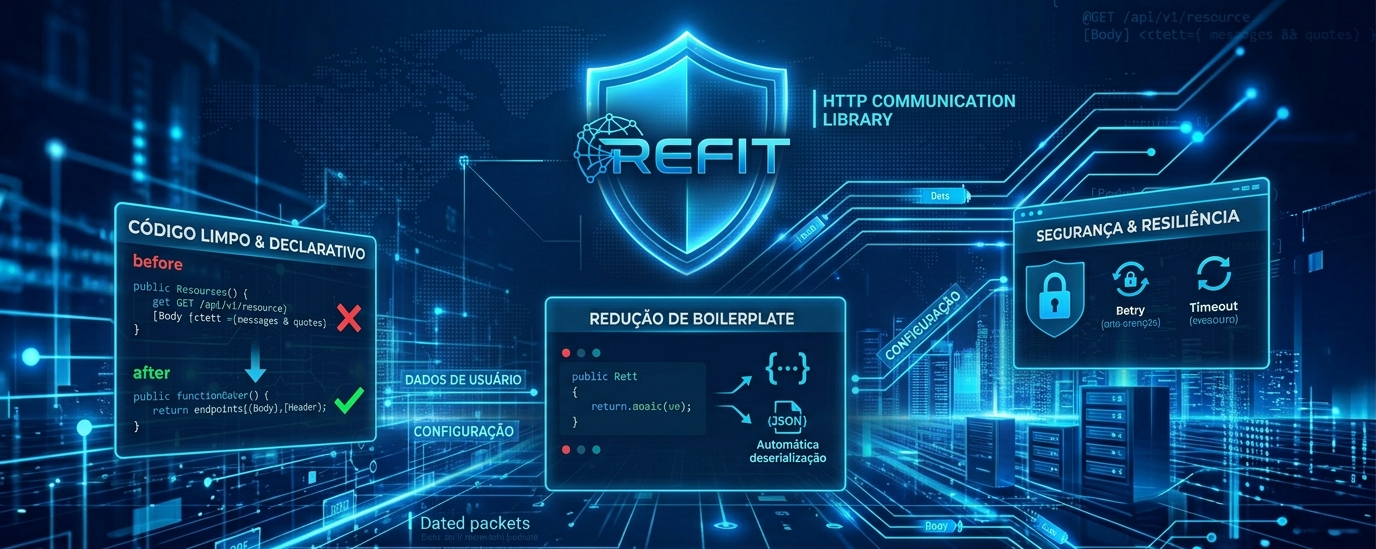 Refit no dia a dia: Mais produtividade e menos código em integrações REST