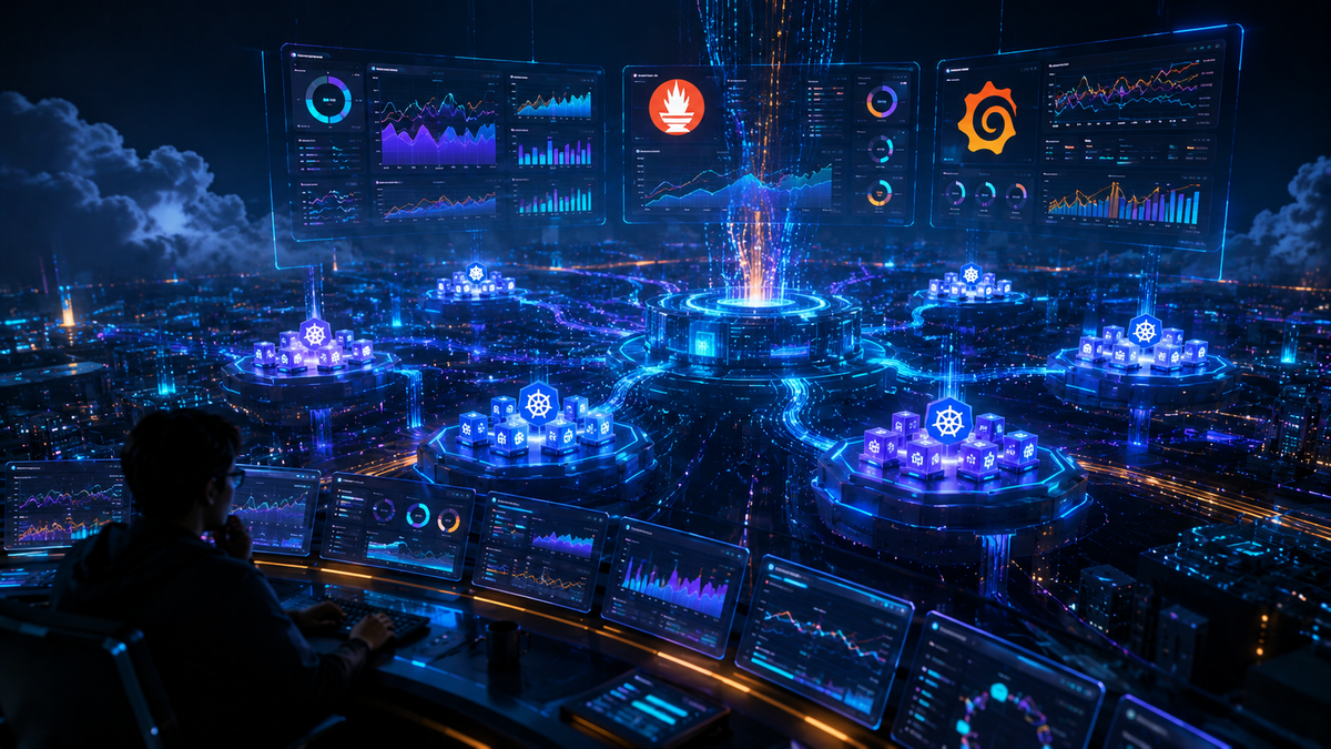 Azure Managed Grafana + Prometheus no AKS: observabilidade moderna com stack open-source gerenciado - Parte 1