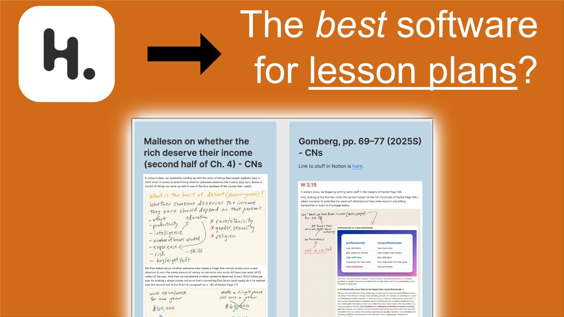 Heptabase for Teaching - Lesson Plans