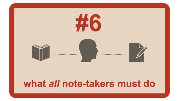 6. Digesting information by putting it in your own words 📽