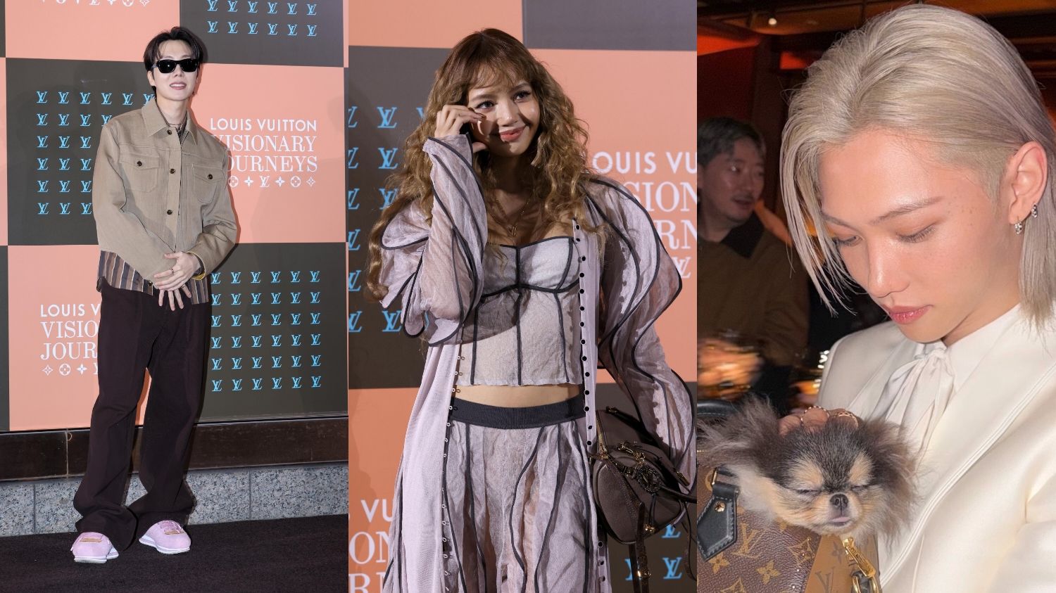 J-Hope, Lisa, and Felix Light Up Louis Vuitton Exhibition in Seoul with Impromptu Dance Party