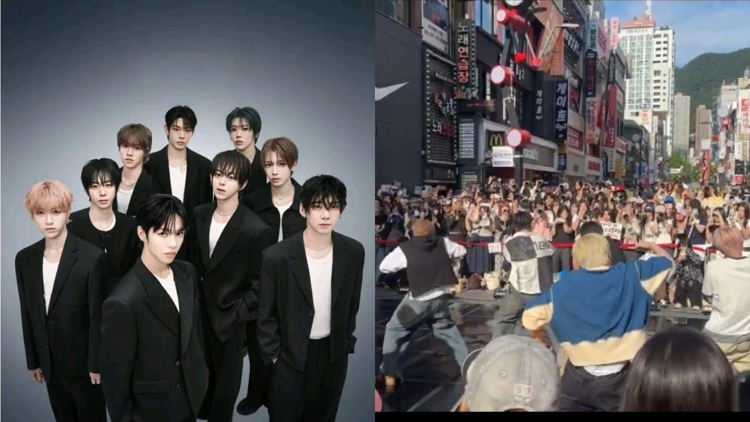 AHOF Brings the Heat to Busan Streets: First Busking Event Draws Throngs of Fans for 'Sugar High' Era