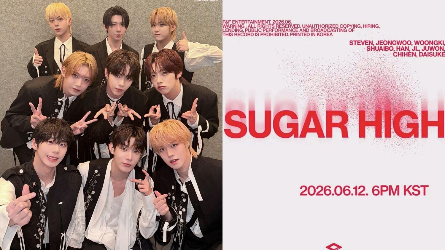 AHOF Announces Third Mini Album, Sets ‘Sugar High’ Pre-Release for June 12