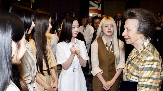 NMIXX Meets Princess Anne at UK–Korea Partnership Reception in Seoul