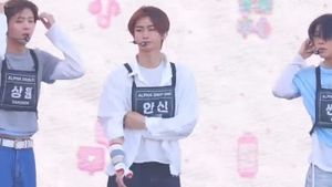 Alpha Drive One's Anxin Shows True Idol Spirit with Injury During High-Stakes Music Core Performance