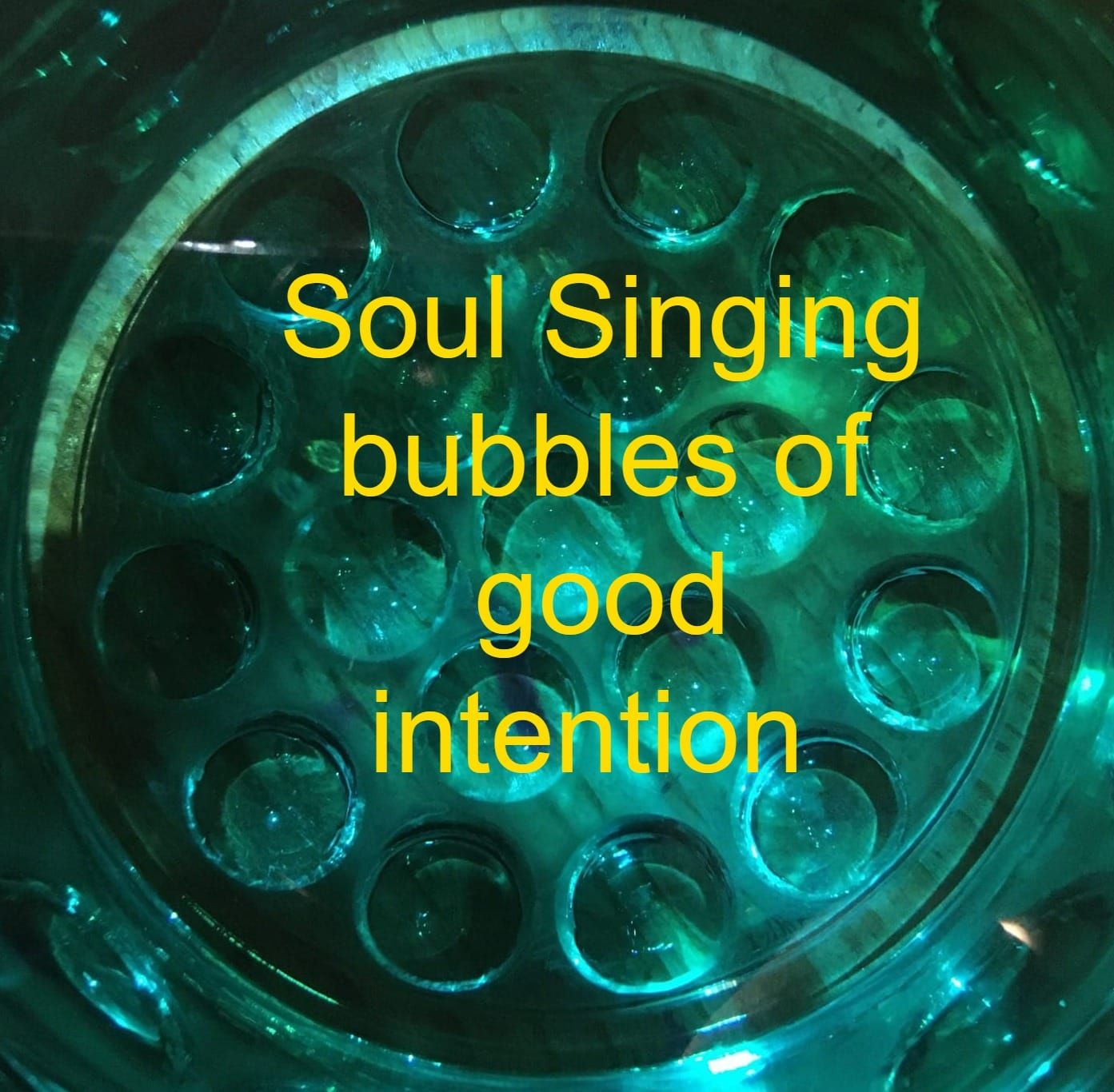 Soul singing is how I would describe what I do daily....