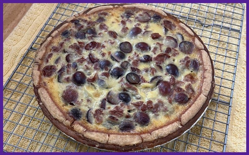 Cherry Grape Custard Pie