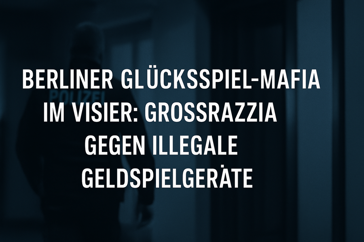Berlins Glücksspiel-Mafia im Visier: Großrazzia gegen illegale Geldspielgeräte