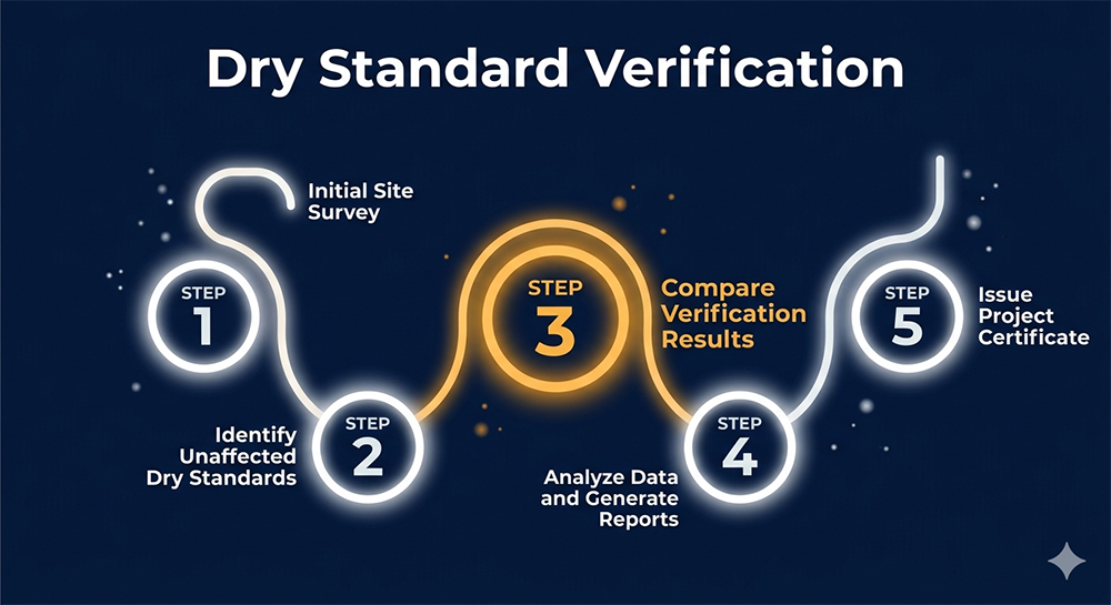dry standard verification documentation sequence for water damage restoration closeout