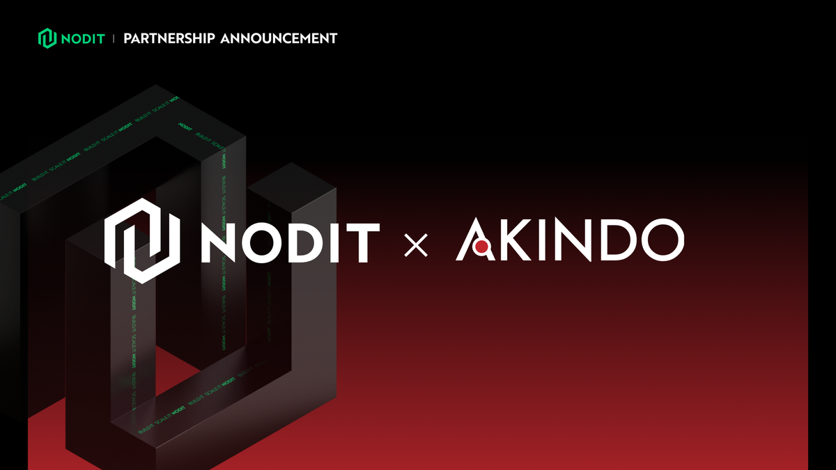 Nodit and AKINDO Partner to Expand Access to Blockchain MCP for Web3 and AI Builders