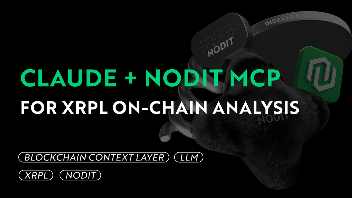 How to Automate XRPL On-Chain Analysis with Nodit MCP and Claude