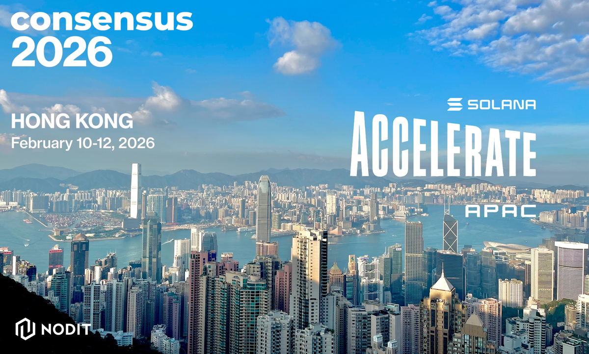 Nodit Is Heading to Hong Kong for Consensus HK and Solana Accelerate APAC