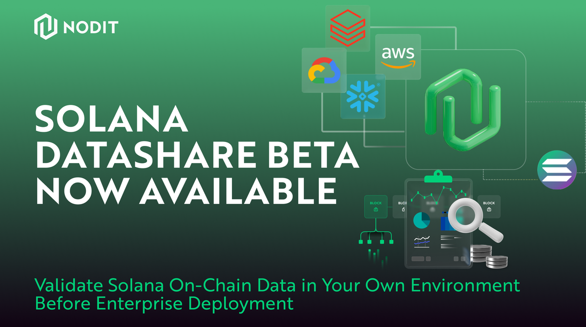 Solana DataShare Beta Launch: Free exports available During Beta
