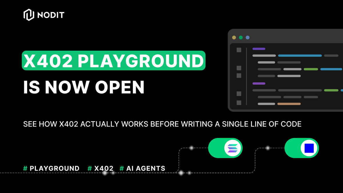 x402 Playground is now open: See how x402 actually works before writing a single line of code.