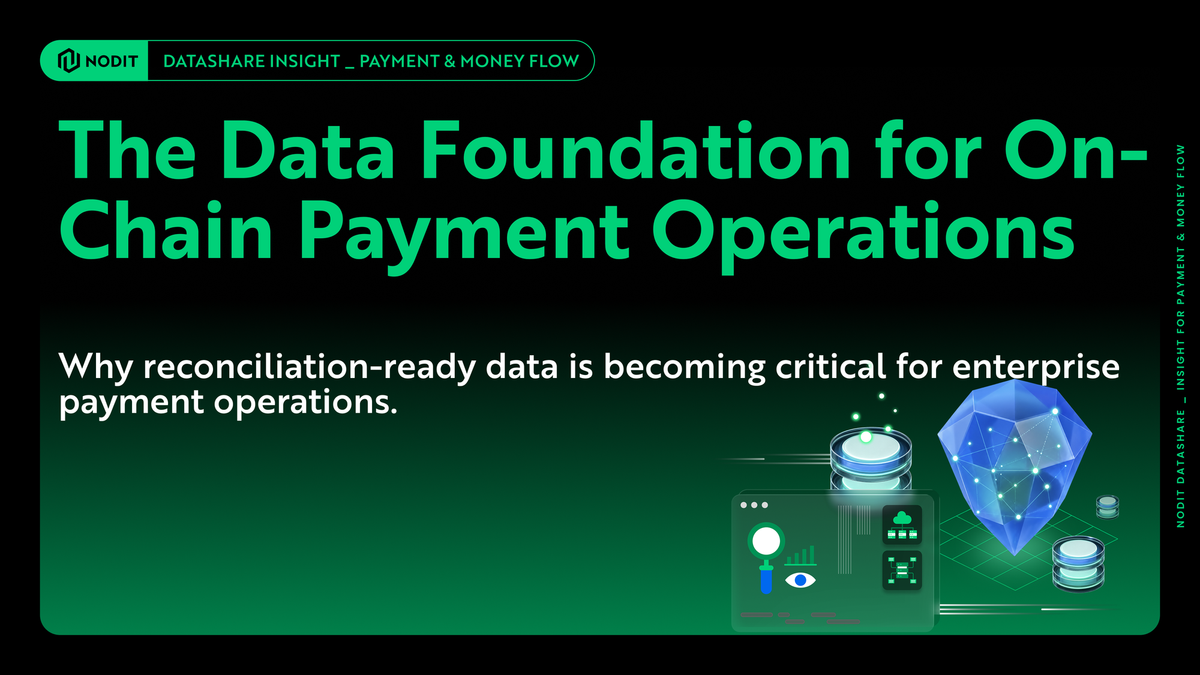 [DataShare Insight] The Data Foundation for On-Chain Payment Operations