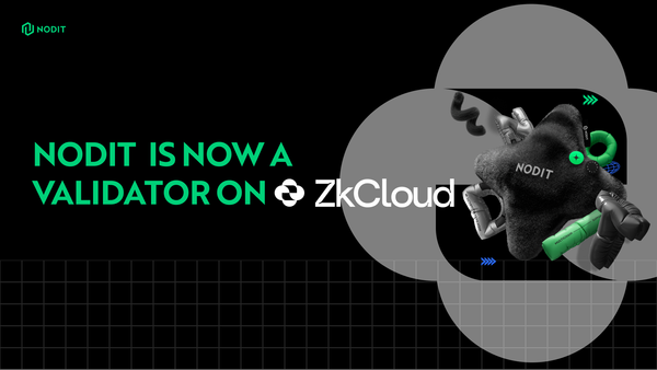 Nodit Joins ZkCloud as a Validator to Power Reliable Blockchain Infrastructure