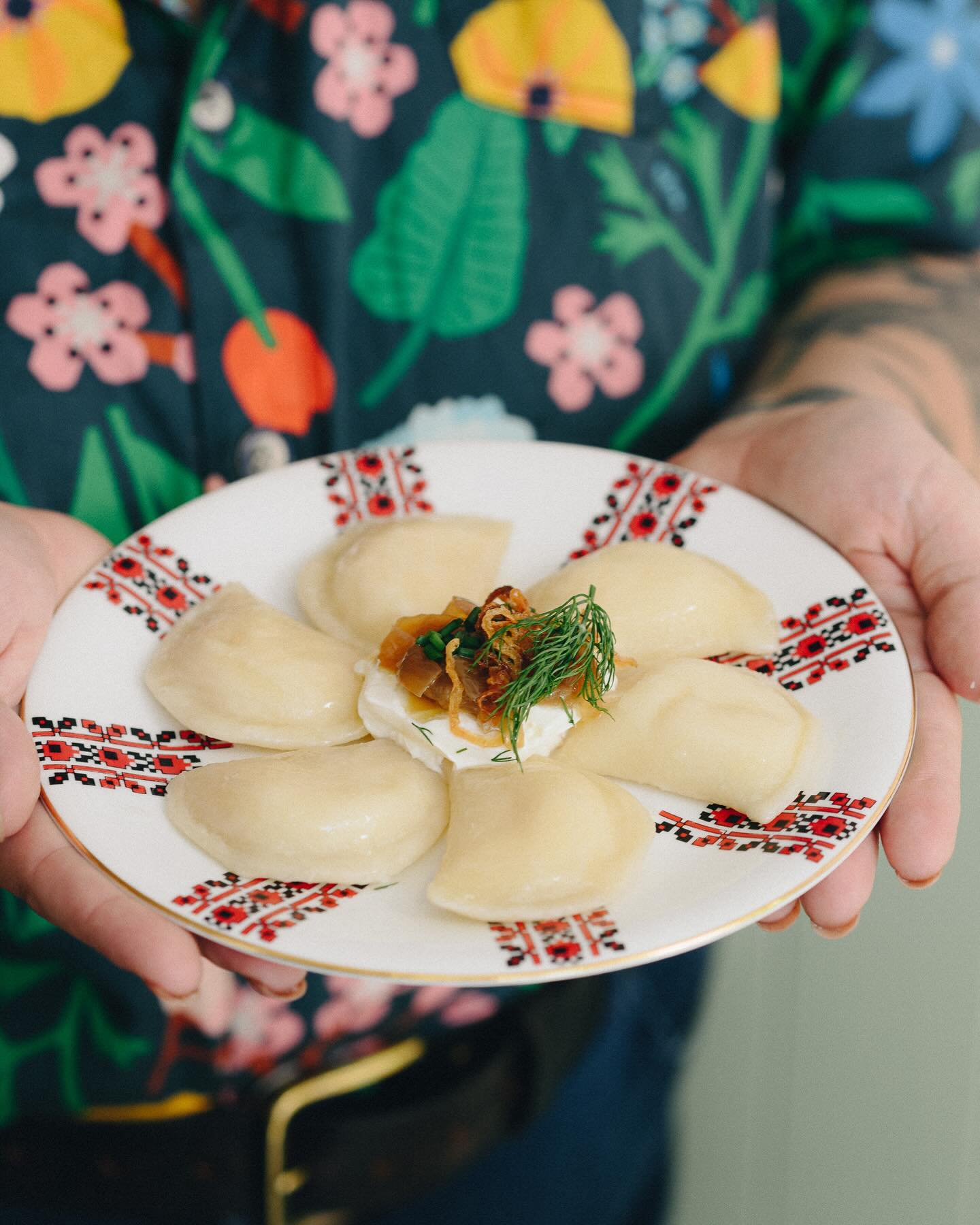 There's a new Ukrainian pierogi restaurant in the Mile-End area of Montreal.