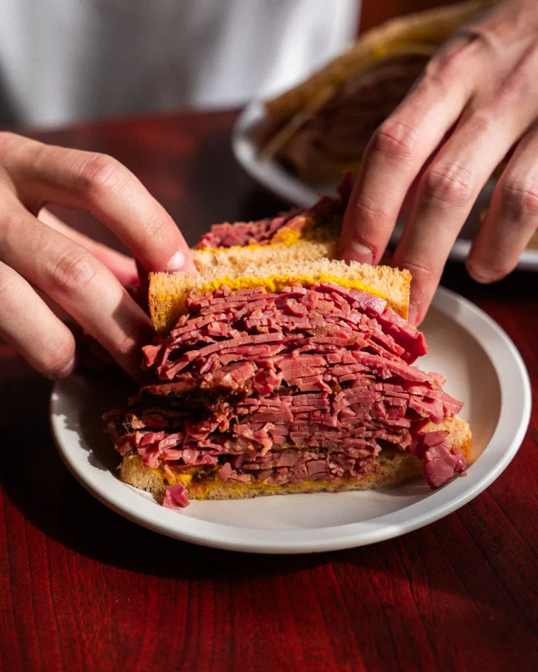 Lester’s Deli is unveiling the world’s biggest smoked meat sandwich, plus a smoked meat sandwich eating competition—more