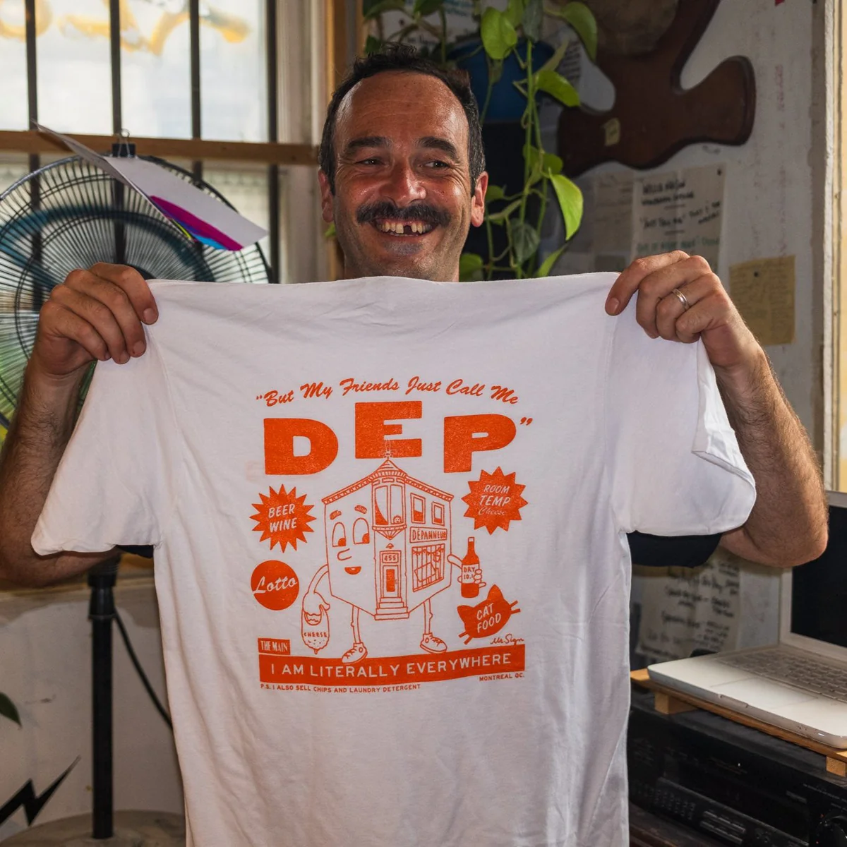 "I make this look good!" — Dave Arnold, aka Mr. Sign