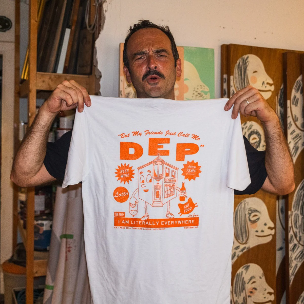 "I make this look good!" — Dave Arnold, aka Mr. Sign