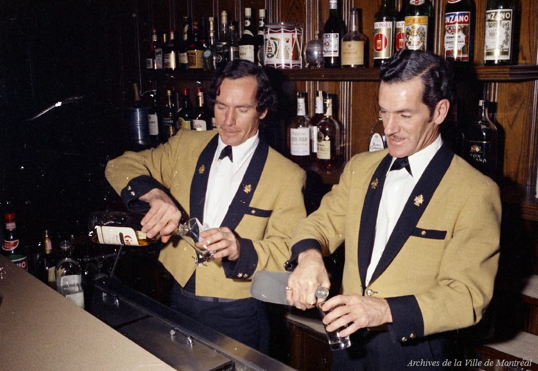 At a party for the Organizing Committees of the Olympic Games, December 1973.